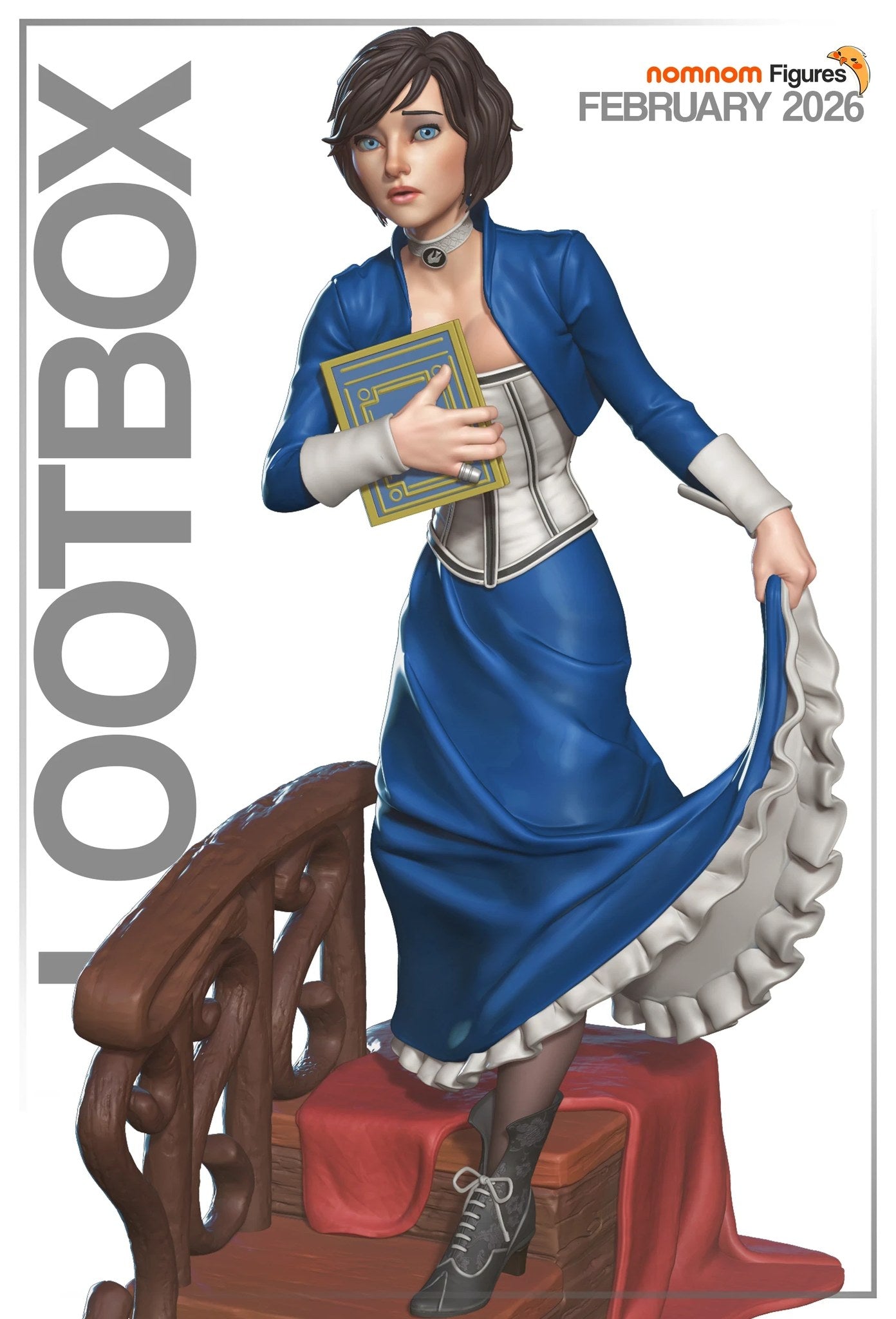 Elizabeth BioShock resin figure by NomNom Figures — studio preview 1