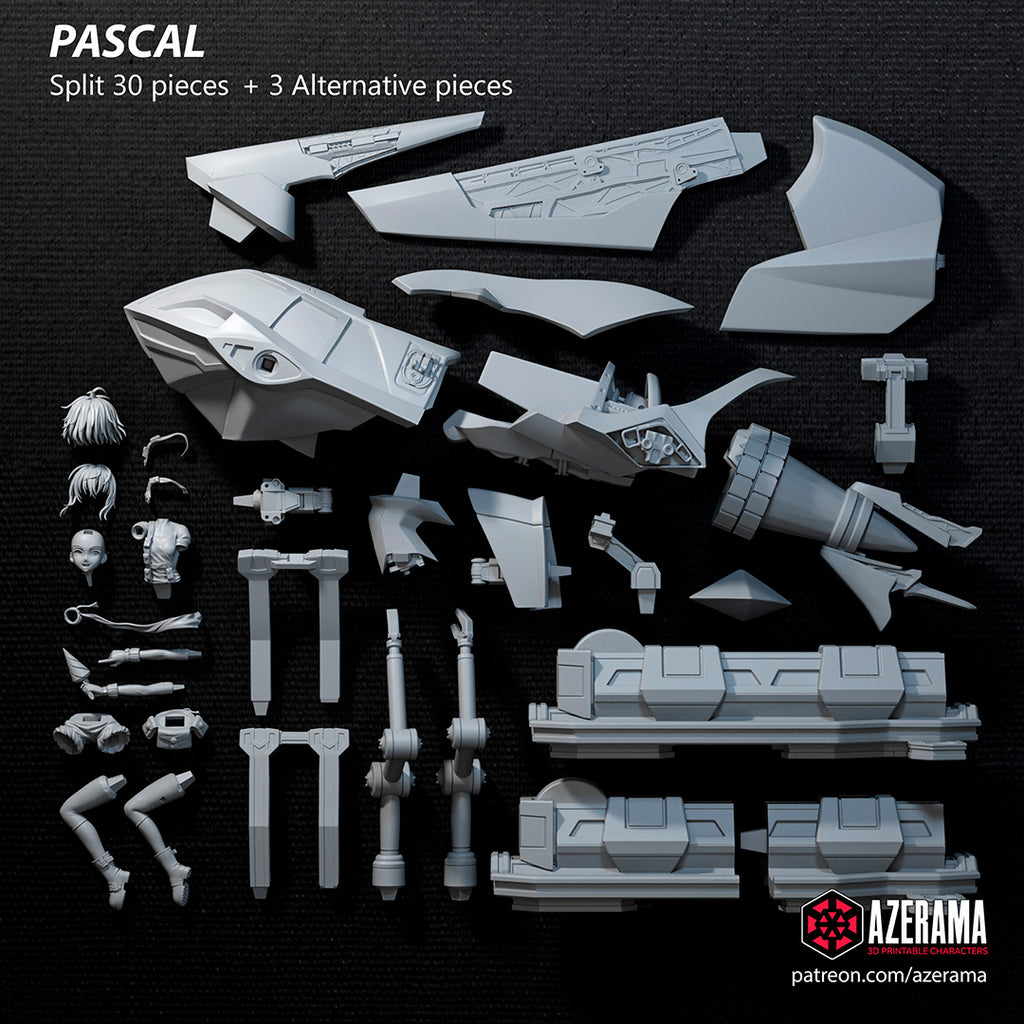 Pascal (Tales of Graces) resin figure by Azerama — studio render 4