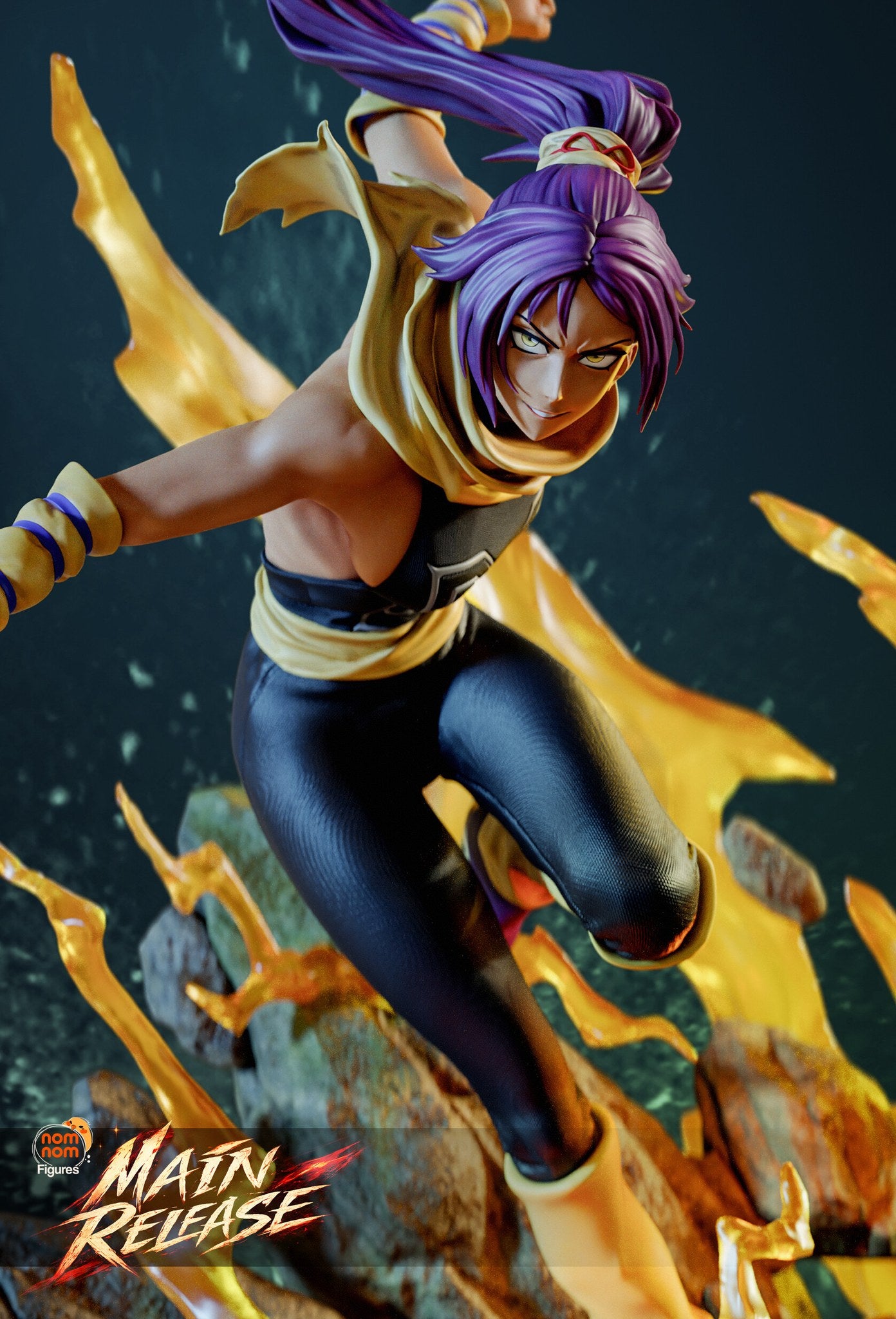 Yoruichi Shihoin Bleach resin figure by NomNom Figures — studio preview 1