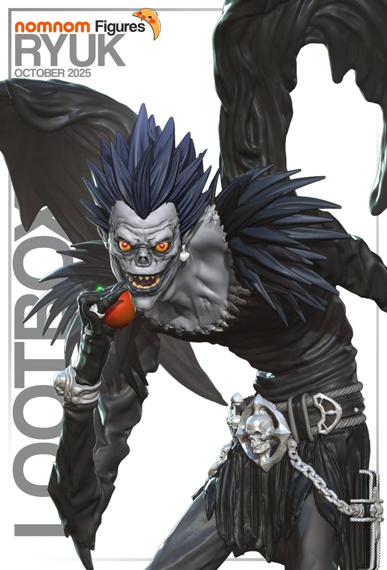 Ryuk Death Note resin figure by NomNom Figures — studio preview 1