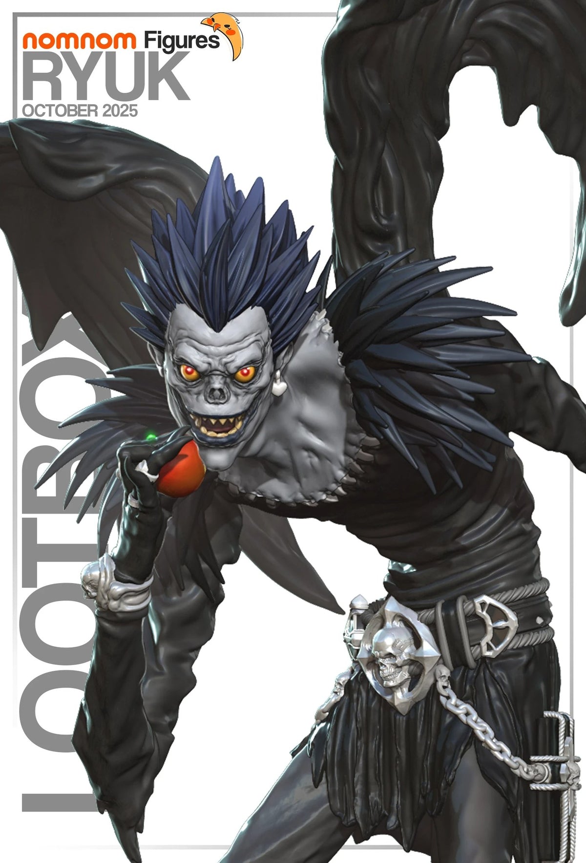 Ryuk Death Note resin figure by NomNom Figures — studio preview 1