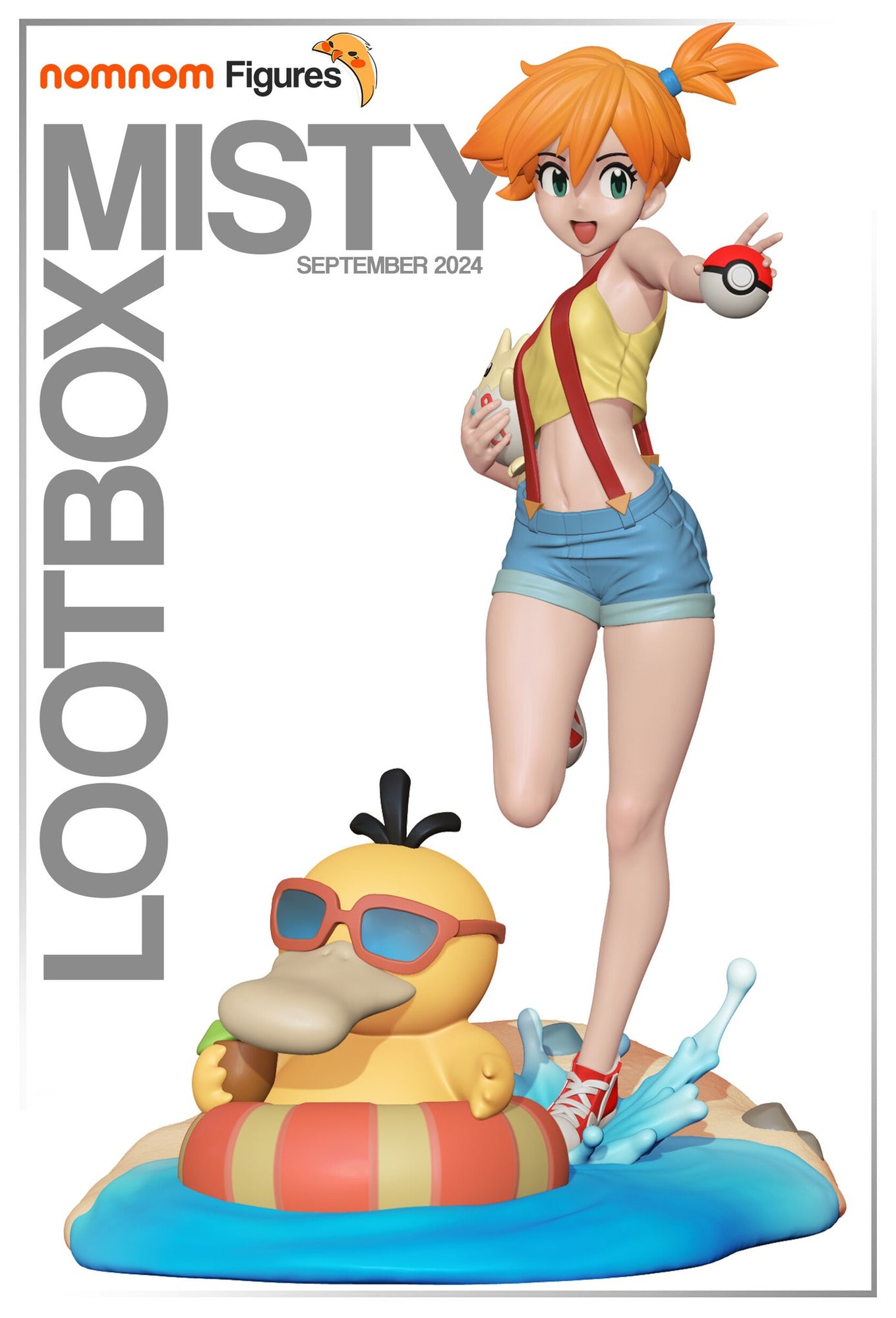 Misty Pokemon resin figure by NomNom Figures — studio preview 1