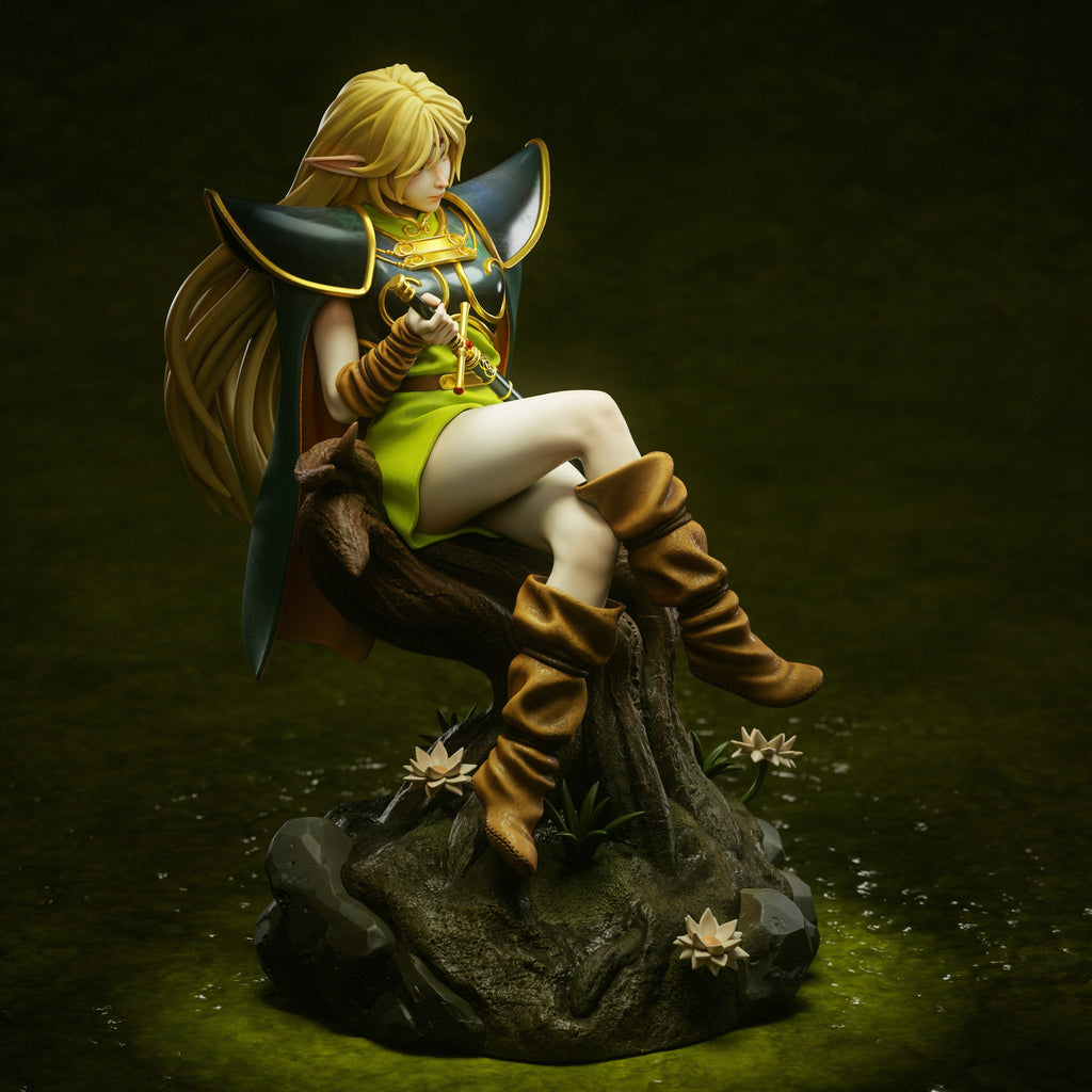 Deedlit (Record of Lodoss War) resin figure by Tenshi Figures — studio render 3