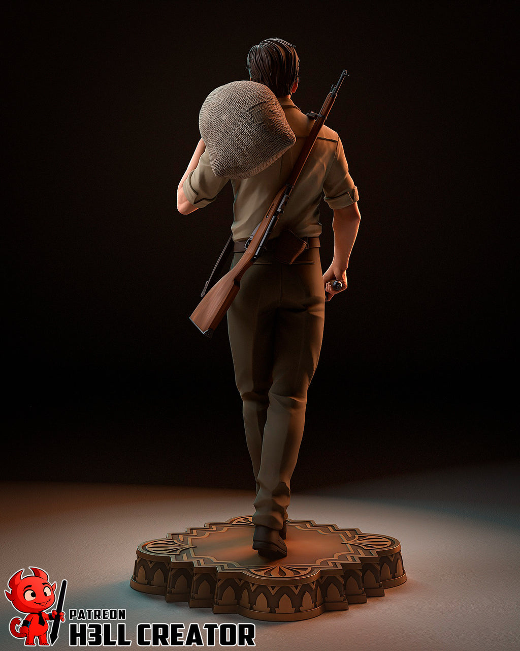 Enzo Favara (Mafia The Old Country) resin figure by h3LLcreator — studio render 7
