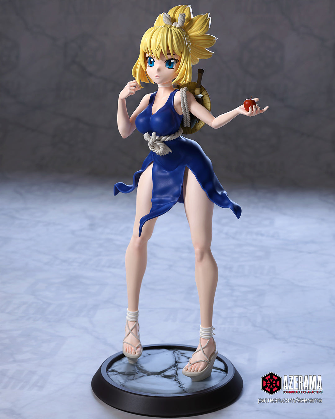 Kohaku (Dr. Stone) resin figure by Azerama — studio render 2