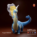 Aurorus (Pokemon) resin figure by MyPokePrints — studio render 1