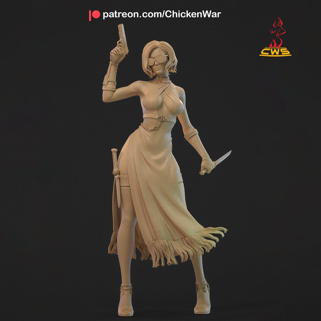 Nina Williams (Tekken) resin figure by CW Studio — studio render 6