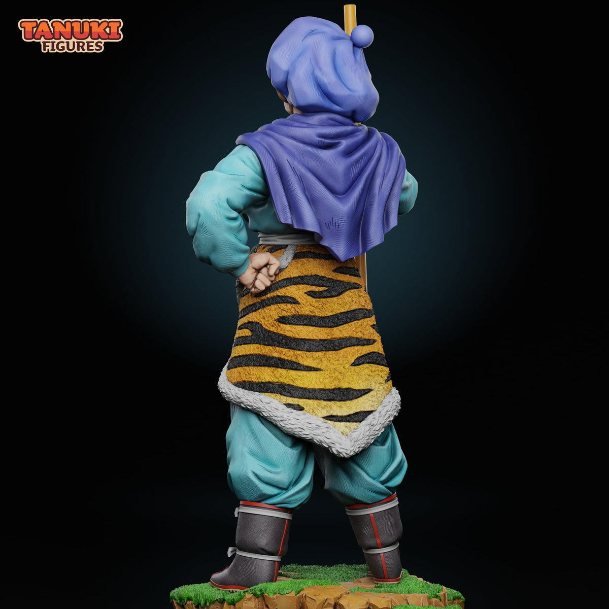 Goku (Dragon Ball) resin figure by Tanuki Figures — studio render 3