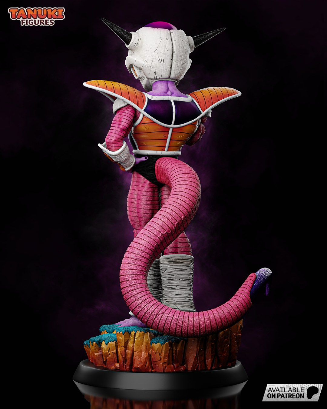 Frieza (Dragon Ball) resin figure by Tanuki Figures — studio render 3