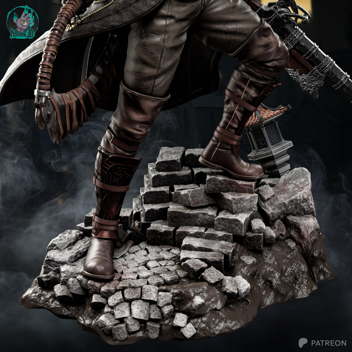 The Hunter (Bloodborne) resin figure by Kaidan 3D — studio render 3