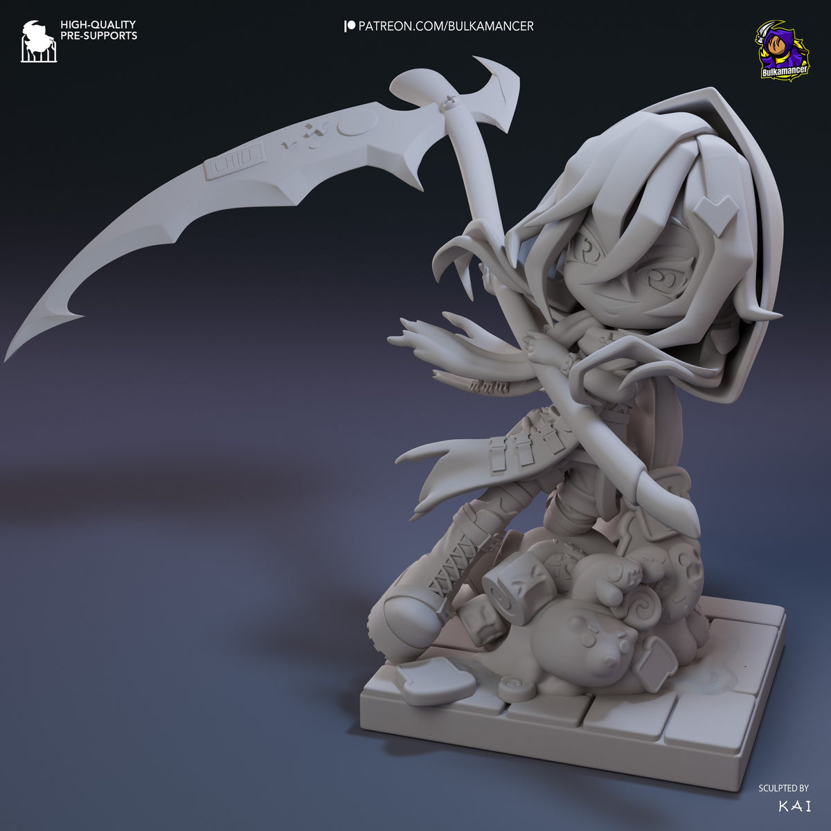Bulka Crustreaper (Unbreadable) resin figure by Bulkamancer — studio render 5
