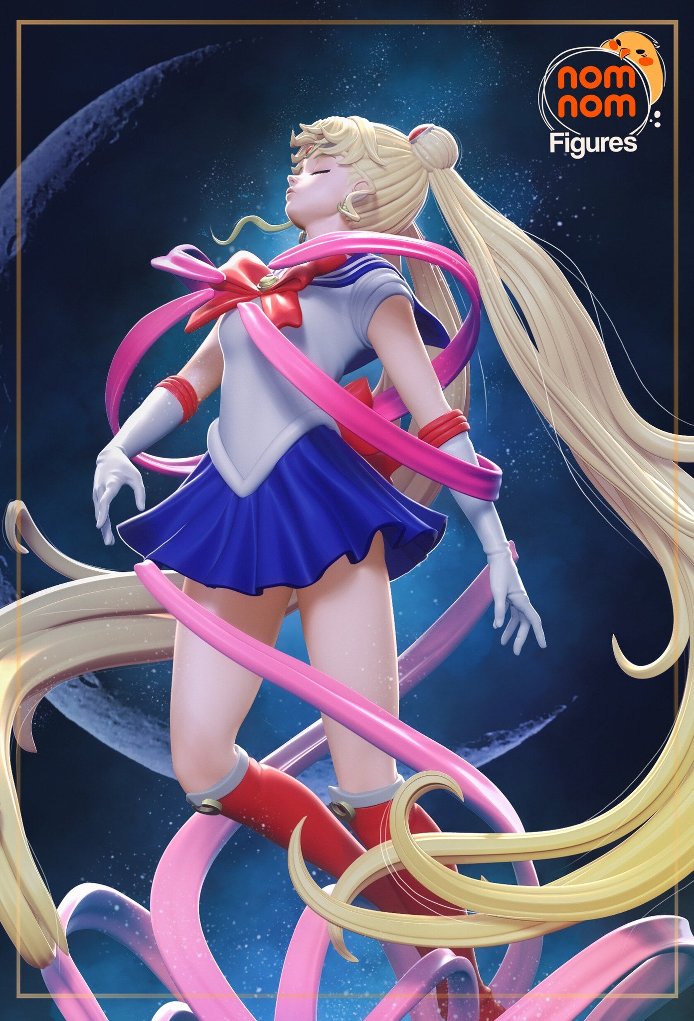 Sailor Moon resin figure by NomNom Figures — studio preview 1