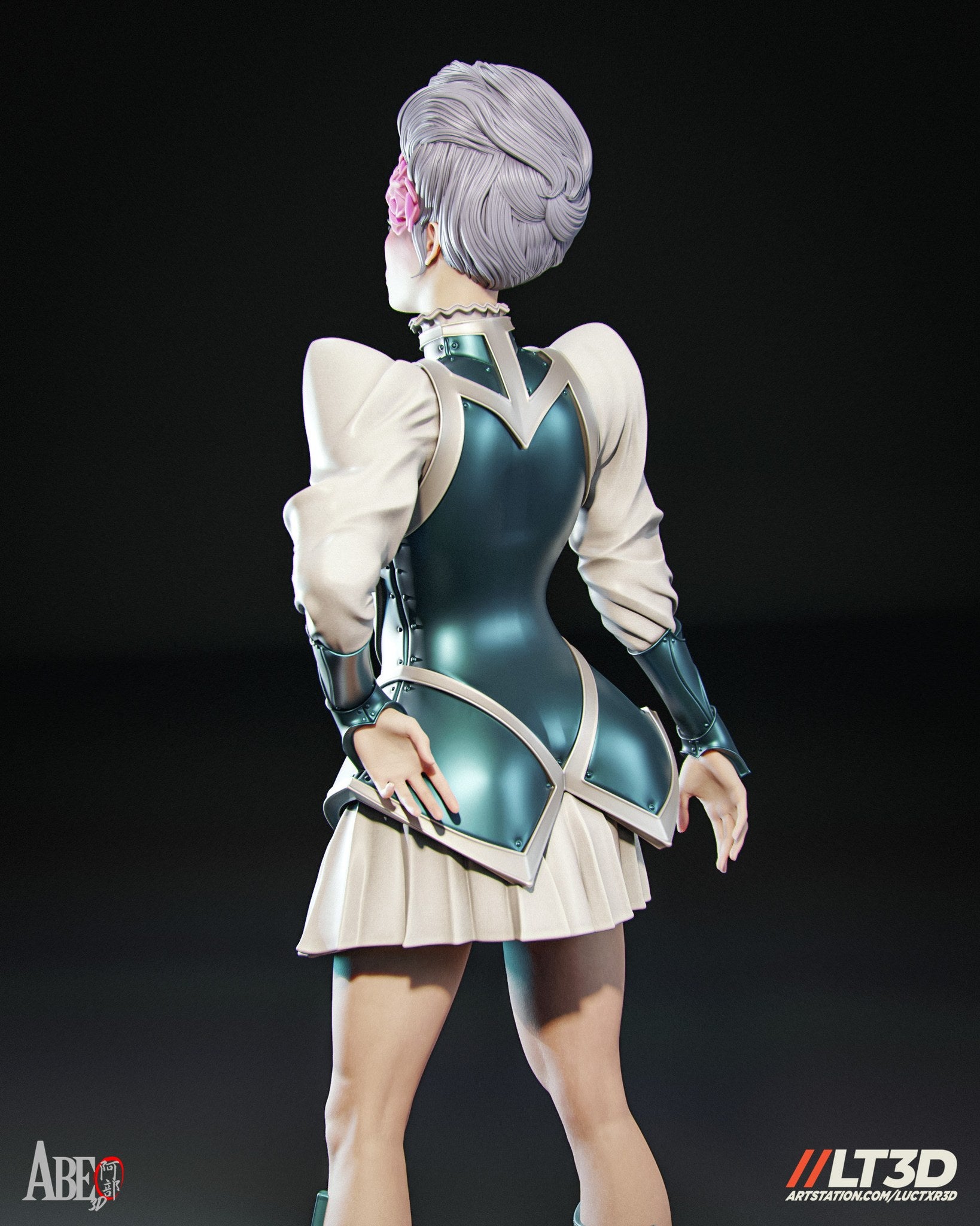 Betsy Braddock (Marvel) resin figure by Abe3D — studio render 16
