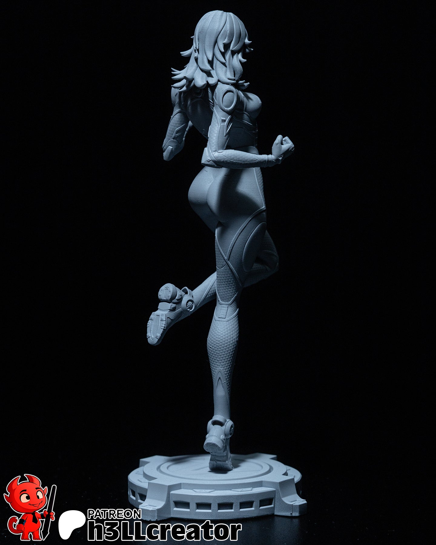 Sue Storm (Marvel) resin figure by h3LLcreator — studio render 10