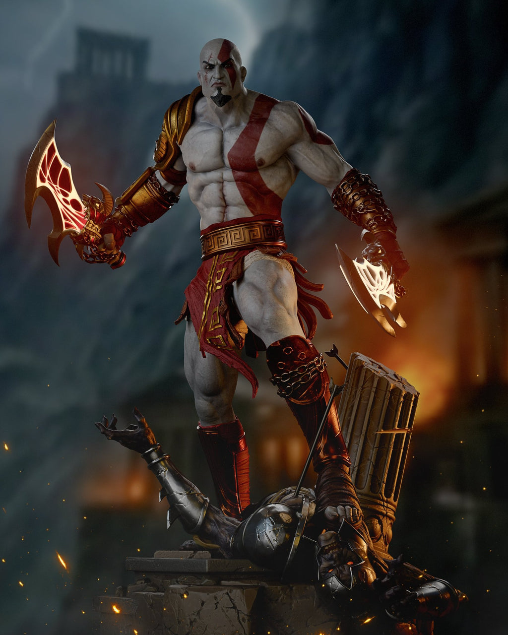 Kratos — studio render 1