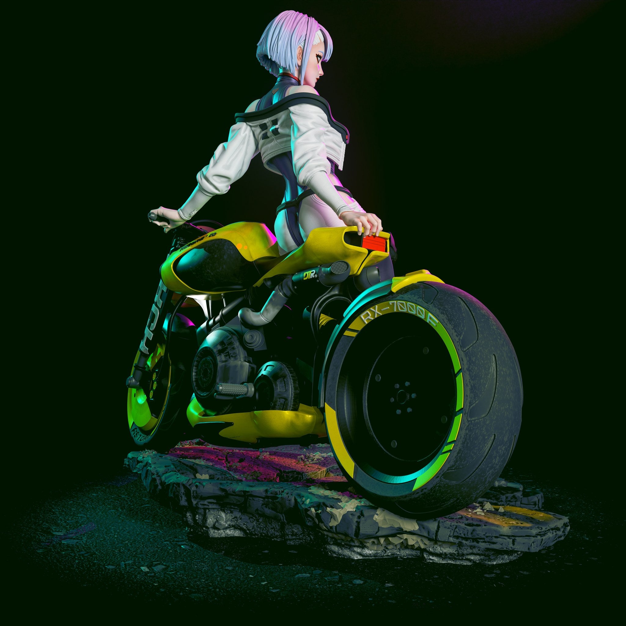 Lucy Kushinada — studio render 4