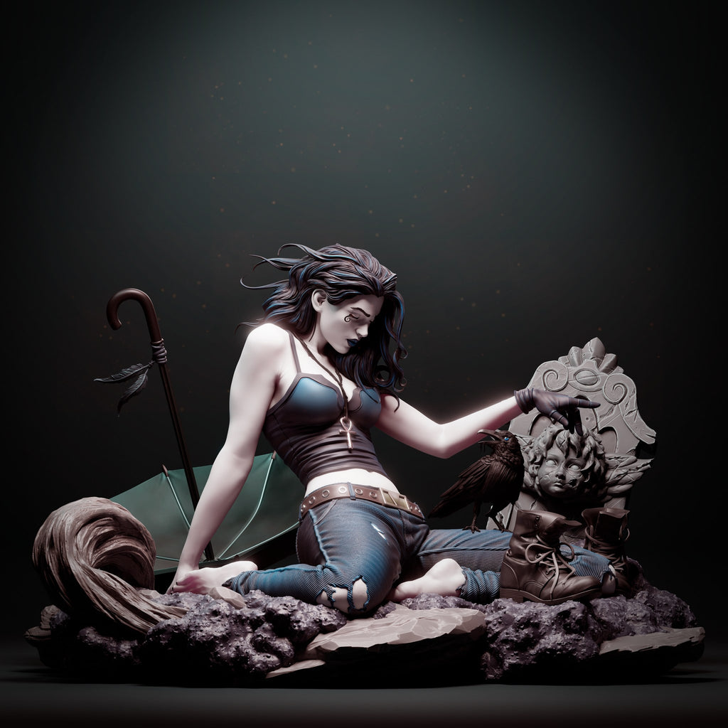 Death of the Endless DC resin figure by CA 3D Studios — studio preview 2