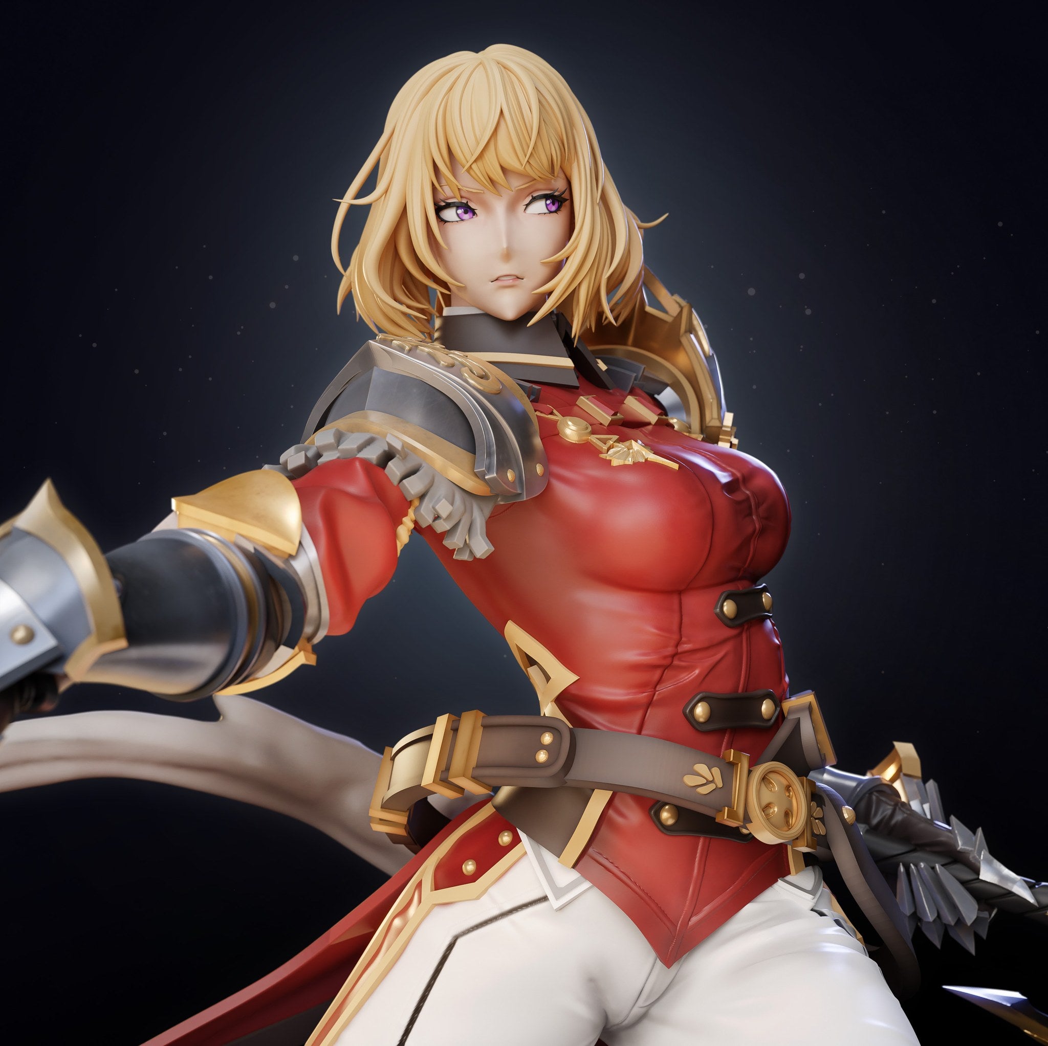 Cha Hae-In (Solo Leveling) resin figure by Tenshi Figures — studio render 2