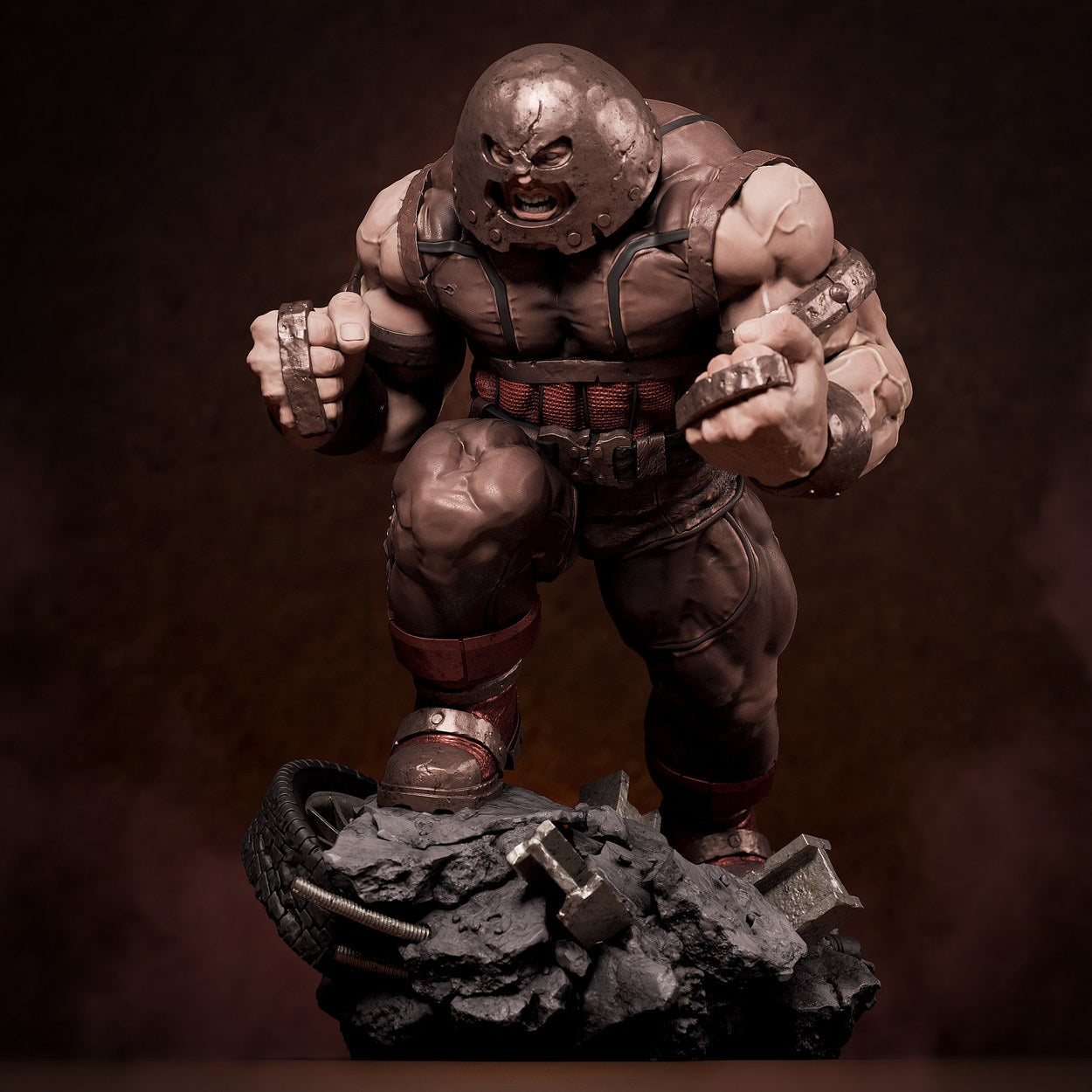 Juggernaut Marvel resin figure by CA 3D Studios — studio preview 2