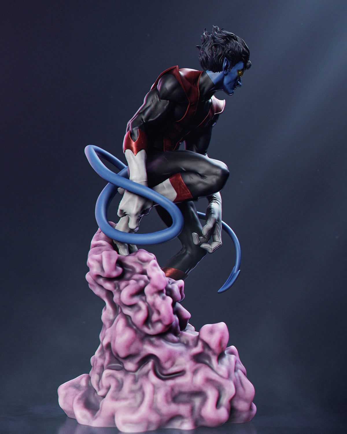 Nightcrawler Marvel resin figure by CA 3D Studios — studio preview 2