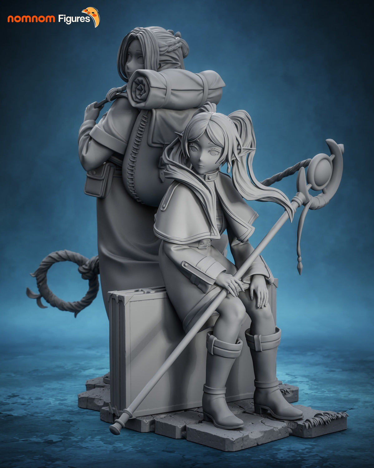 Frieren and Marcille — studio render 13