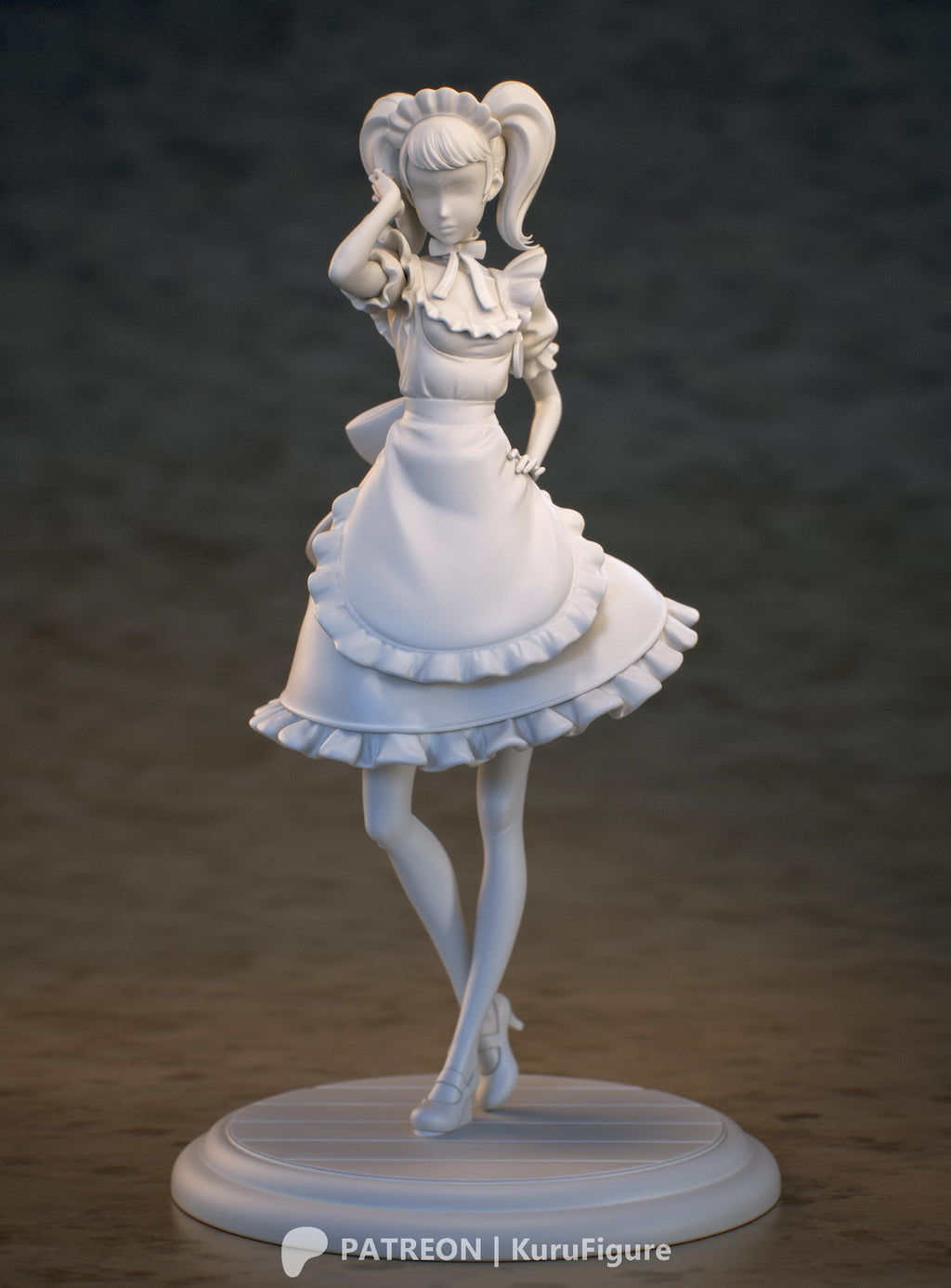 Sadayo Kawakami (Persona 5) resin figure by Kuru Figures — studio render 5
