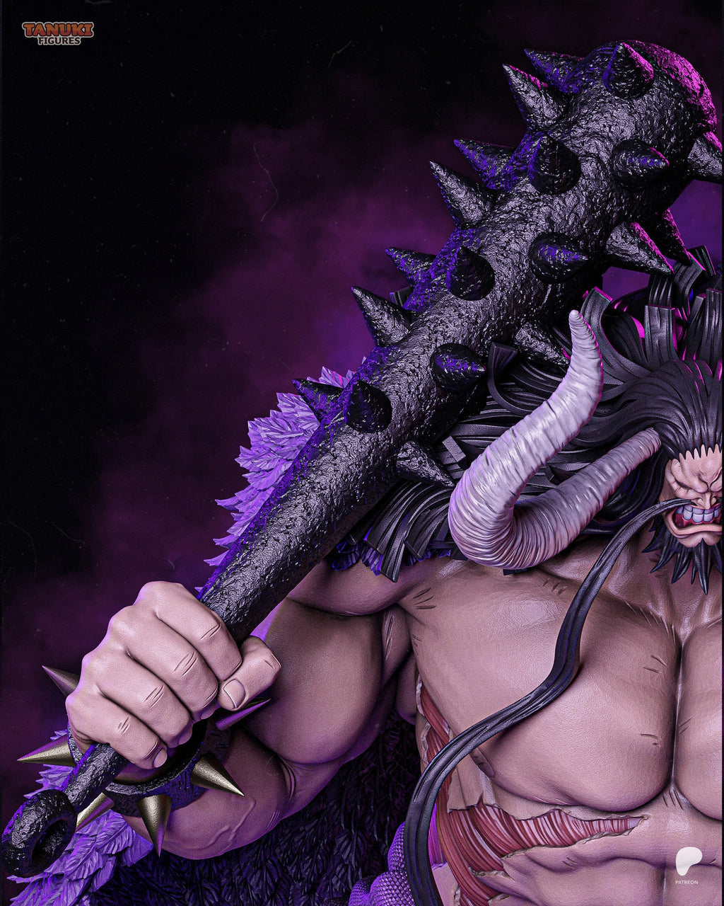 Kaido (One Piece) resin figure by Tanuki Figures — studio render 7