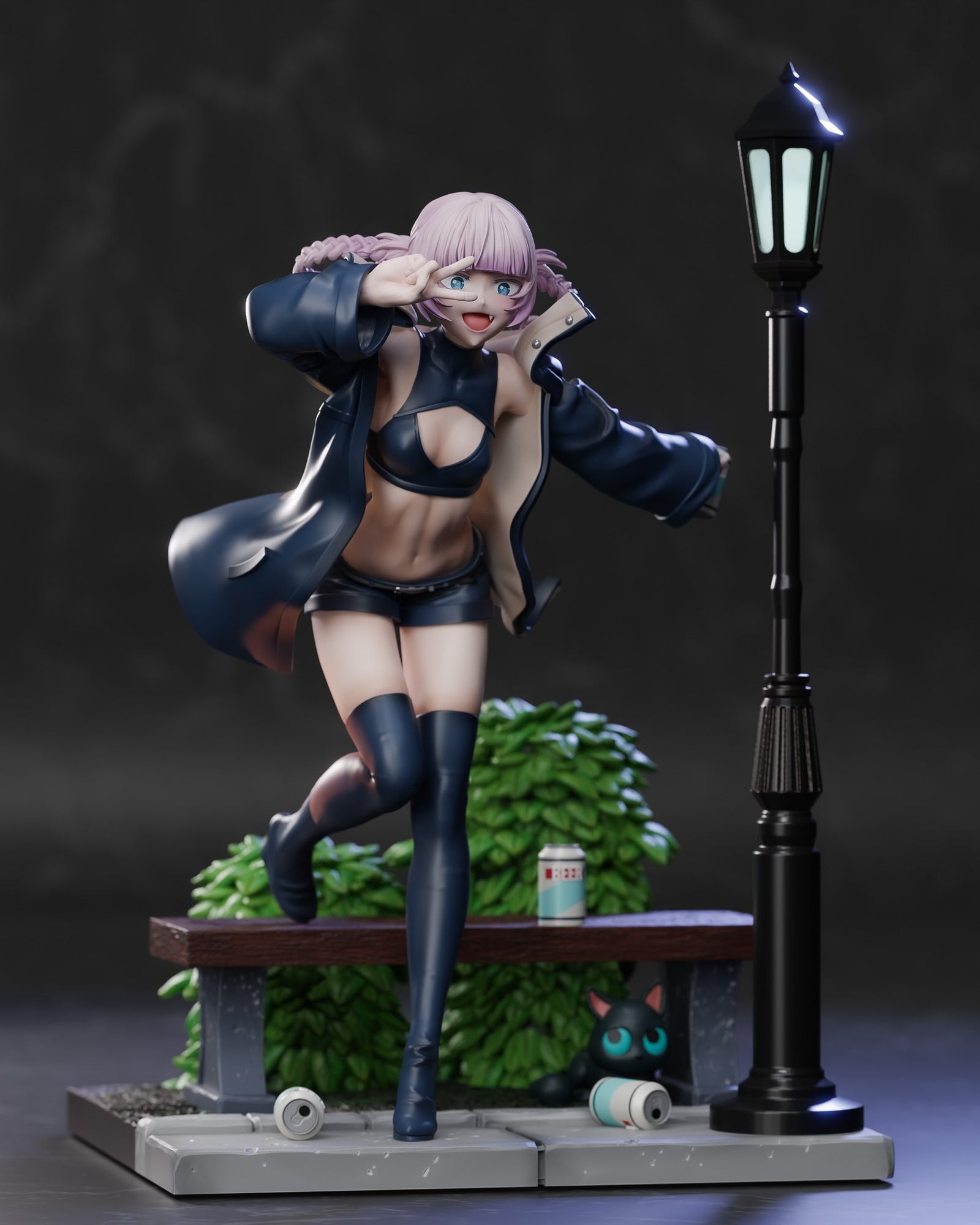 Nazuna Nanakusa (Call of the Night) resin figure by Tenshi Figures — studio render 3