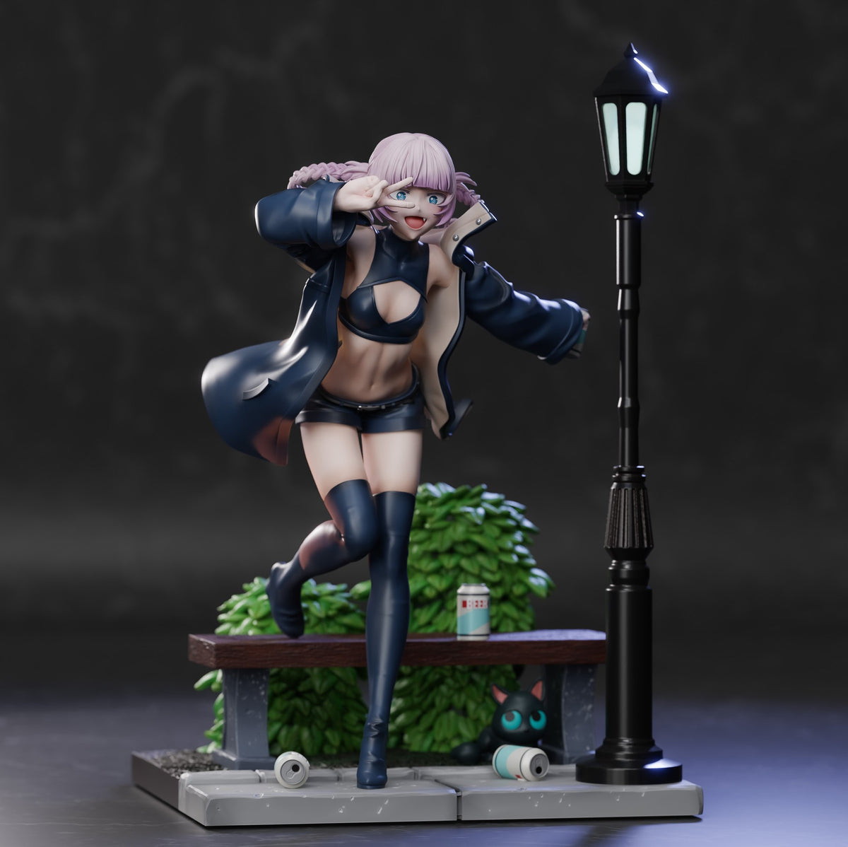 Nazuna Nanakusa (Call of the Night) resin figure by Tenshi Figures — studio render 3