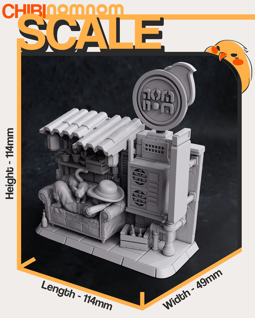 Cat — studio render 3