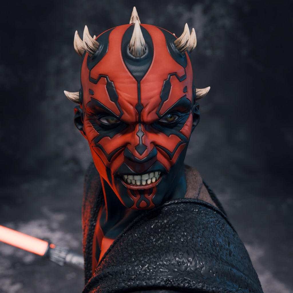 Ahsoka Tano and Darth Maul — studio render 8