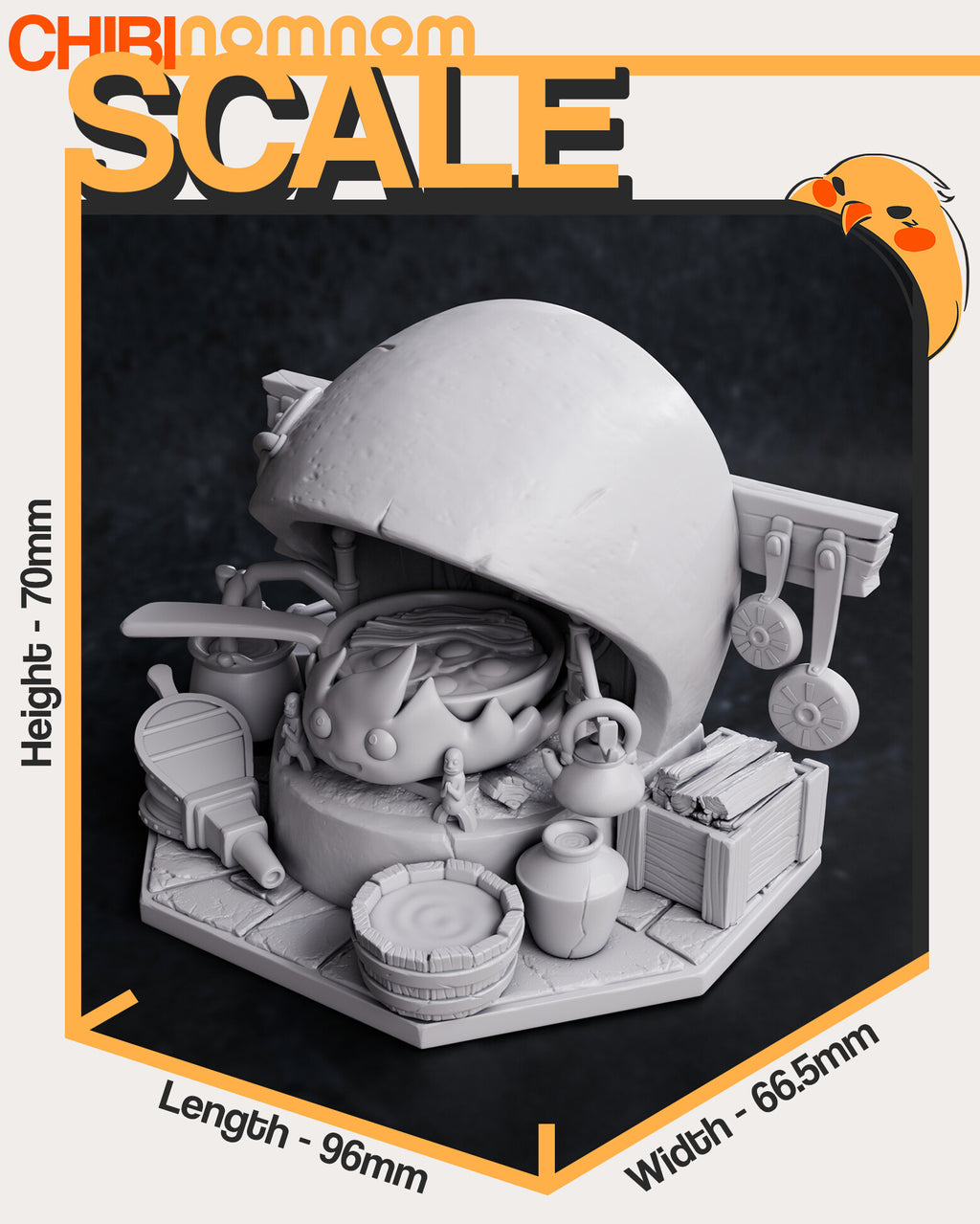 Calcifer — studio render 3