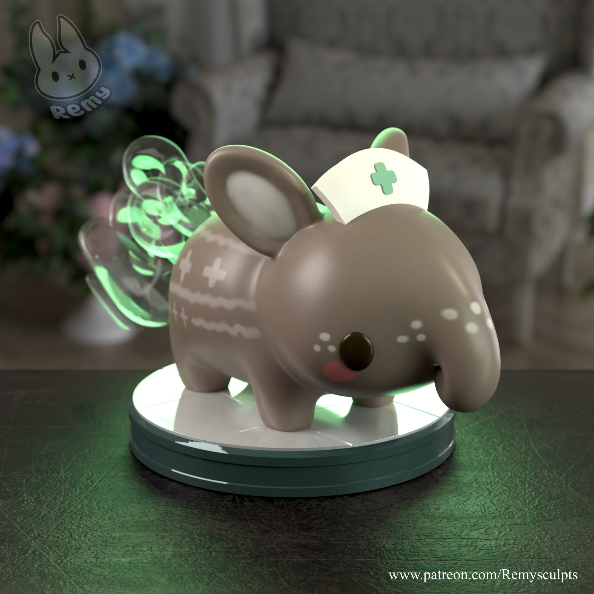 Nimi Nightmare (VTubers) resin figure by RemyJF — studio render 1