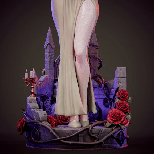 Alcina Dimitrescu (Resident Evil) resin figure by CW Studio — studio render 2