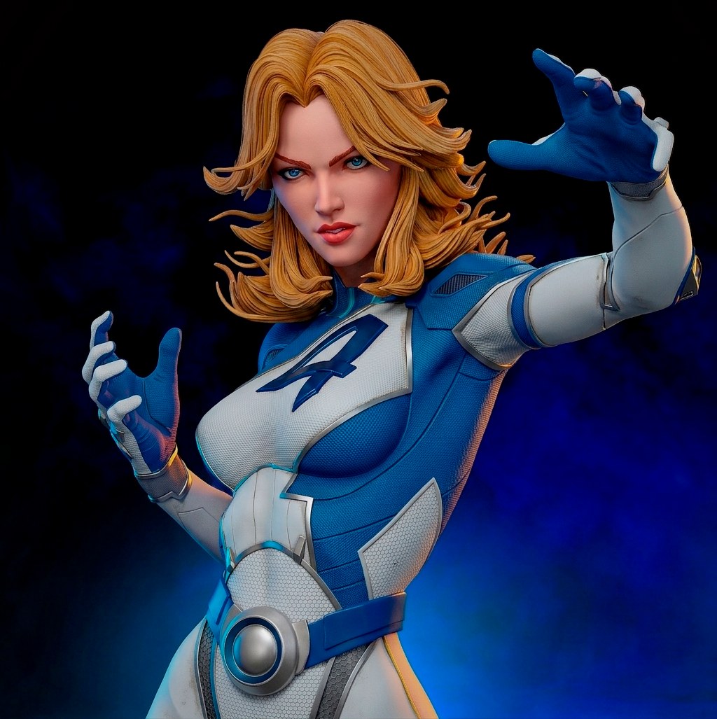 Sue Storm (Marvel) resin figure by CA 3D Studios — studio render 1
