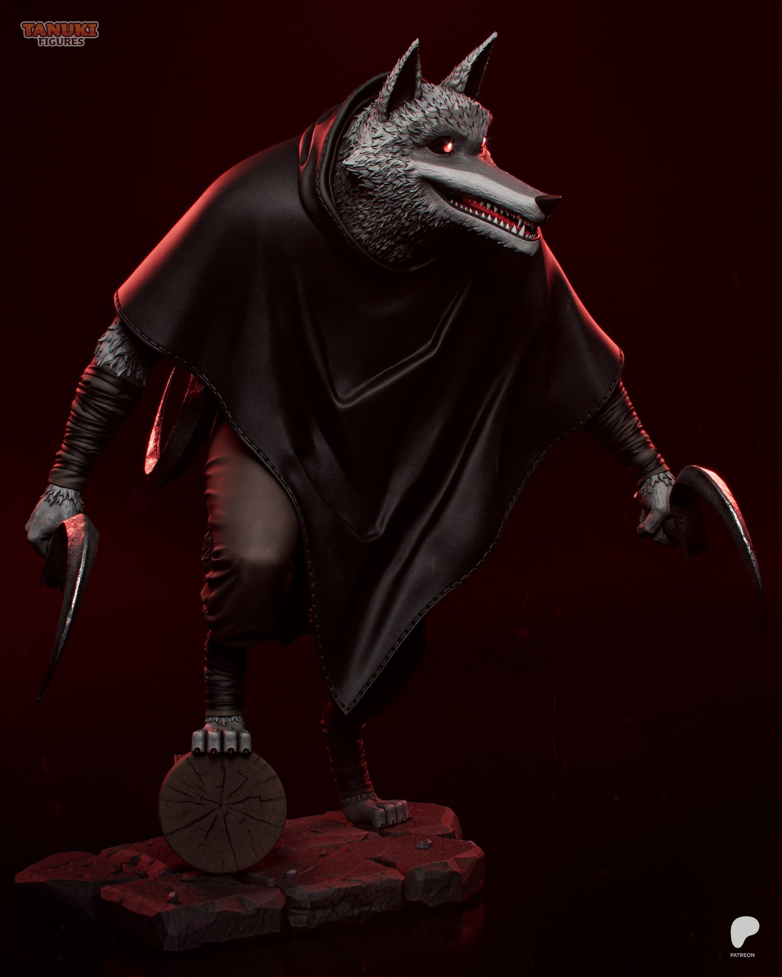 Death (Puss in Boots) resin figure by Tanuki Figures — studio render 4