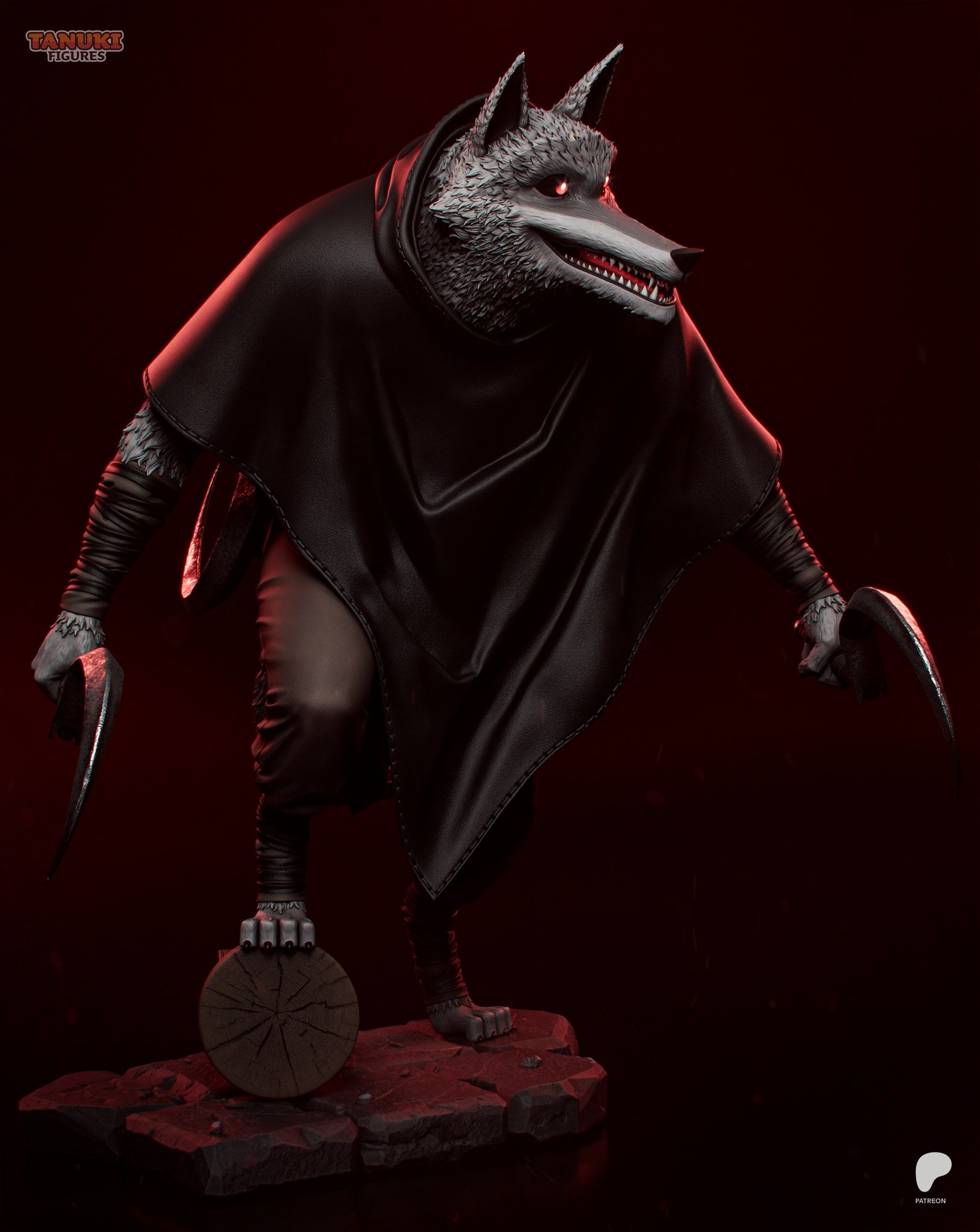 Death (Puss in Boots) resin figure by Tanuki Figures — studio render 4
