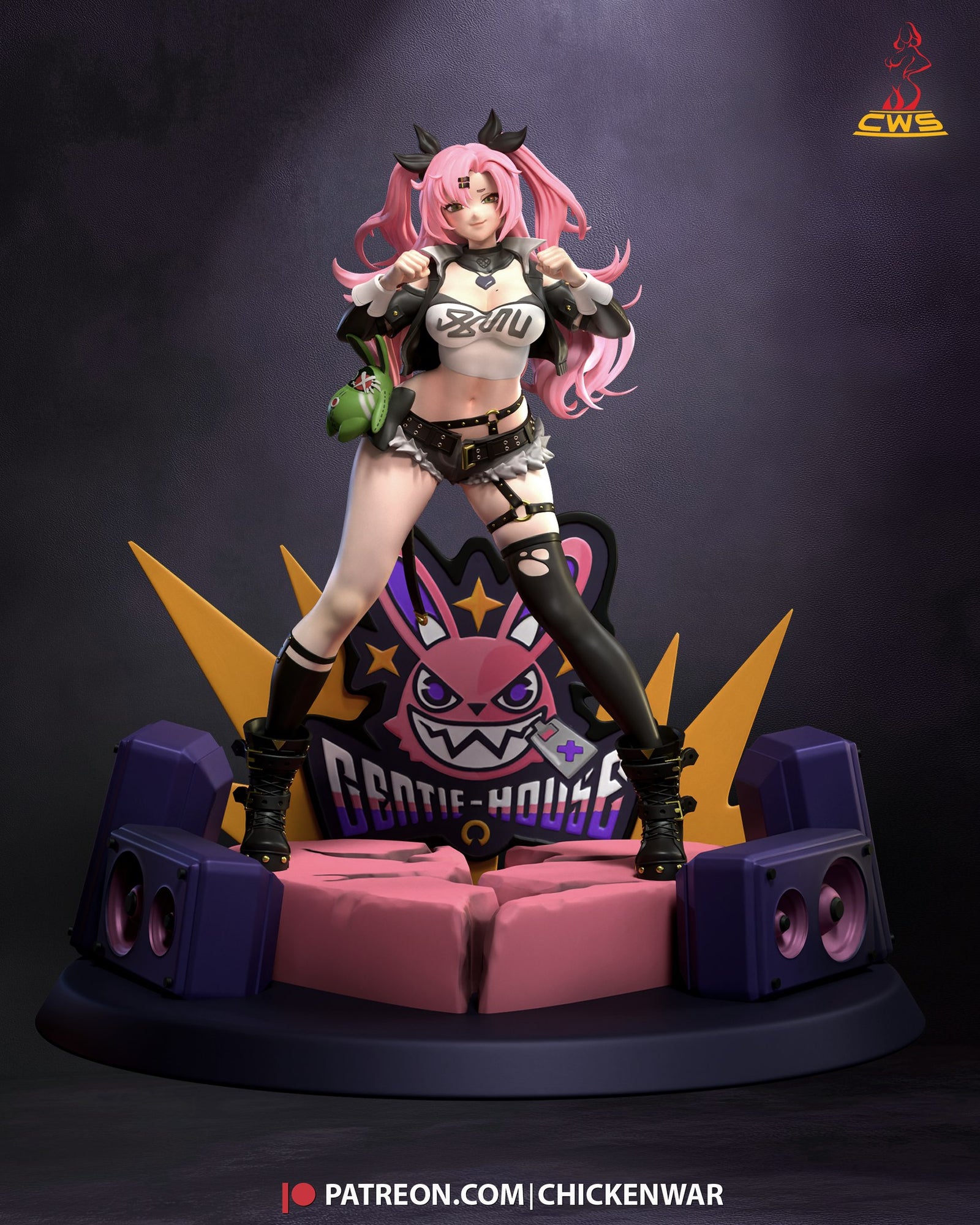 Nicole Demara (Zenless Zone Zero) resin figure by CW Studio — studio render 6