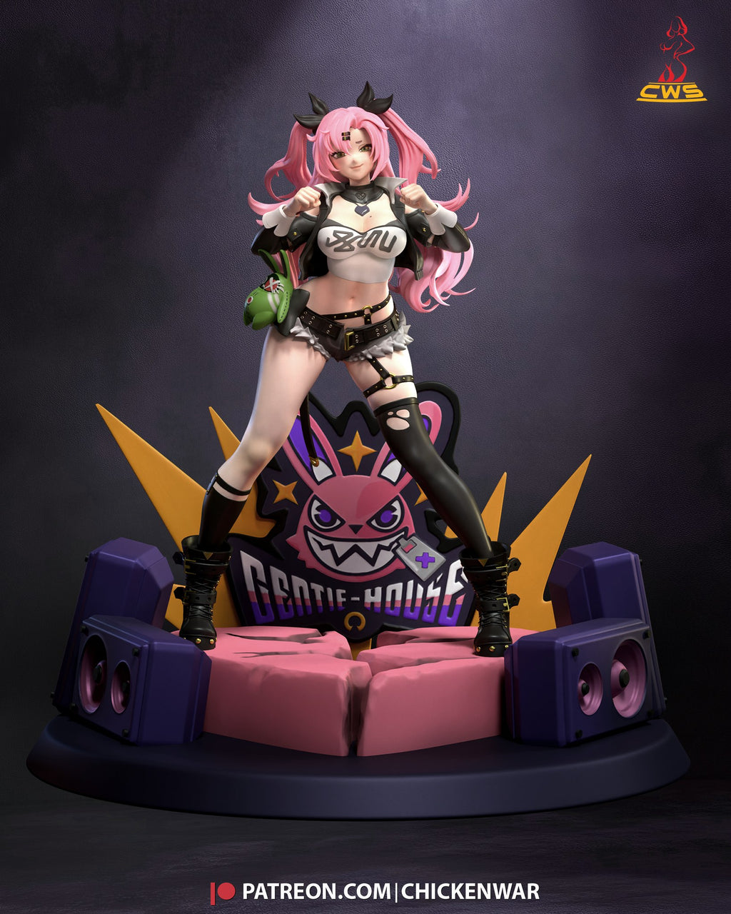Nicole Demara (Zenless Zone Zero) resin figure by CW Studio — studio render 6