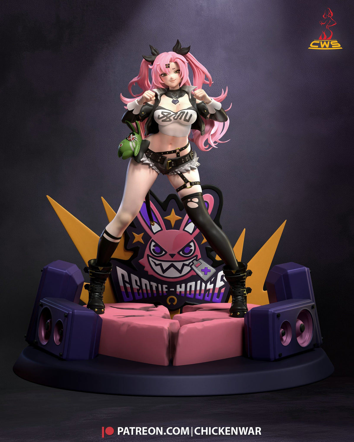 Nicole Demara (Zenless Zone Zero) resin figure by CW Studio — studio render 6