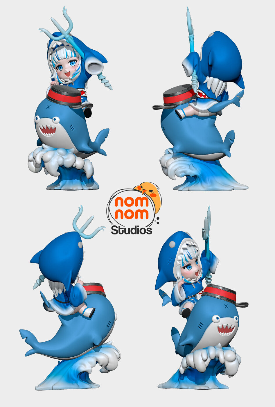 Gawr Gura — studio render 2