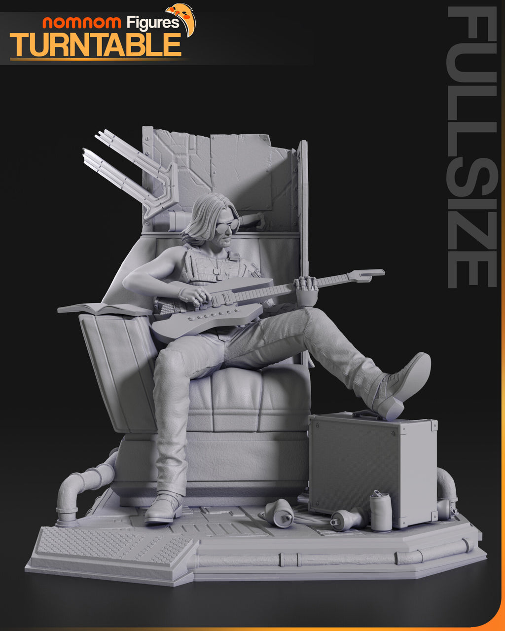 Johnny Silverhand — studio render 4