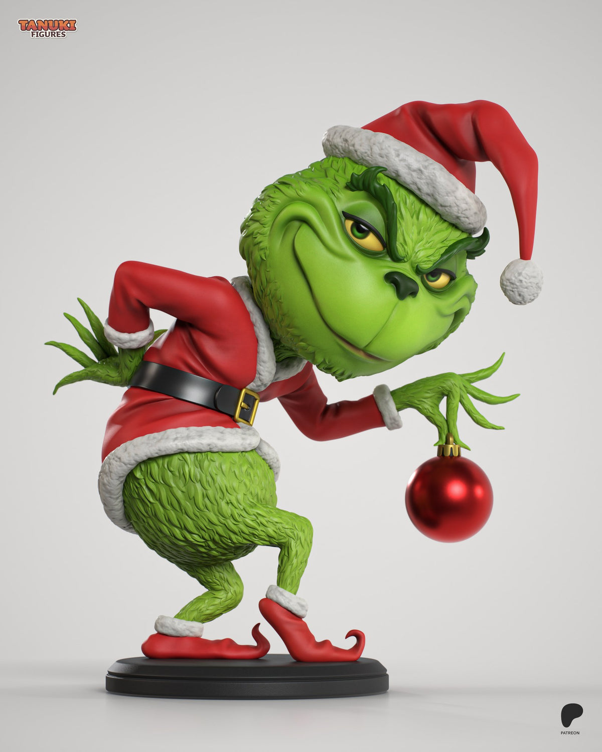 The Grinch (How the Grinch Stole Christmas) resin figure by Tanuki Figures — studio render 1