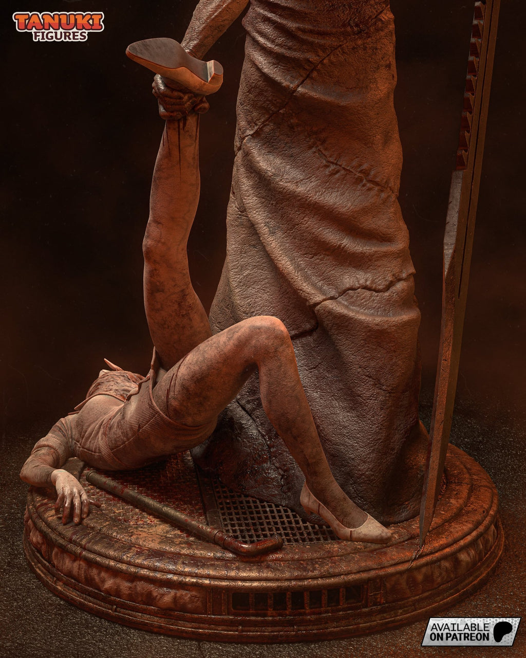 Pyramid Head (Silent Hill) resin figure by Tanuki Figures — studio render 6