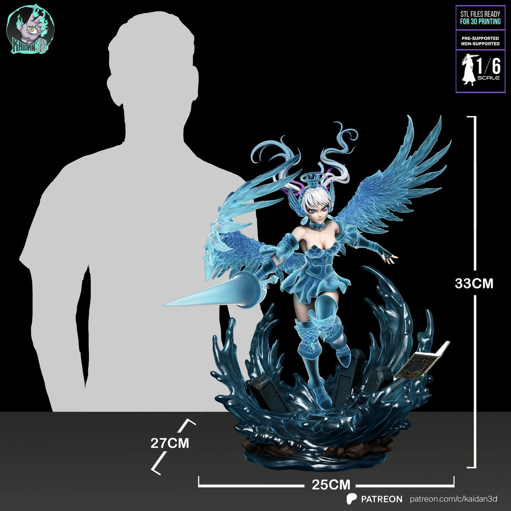 Noelle Silva (Black Clover) resin figure by Kaidan 3D — studio render 7