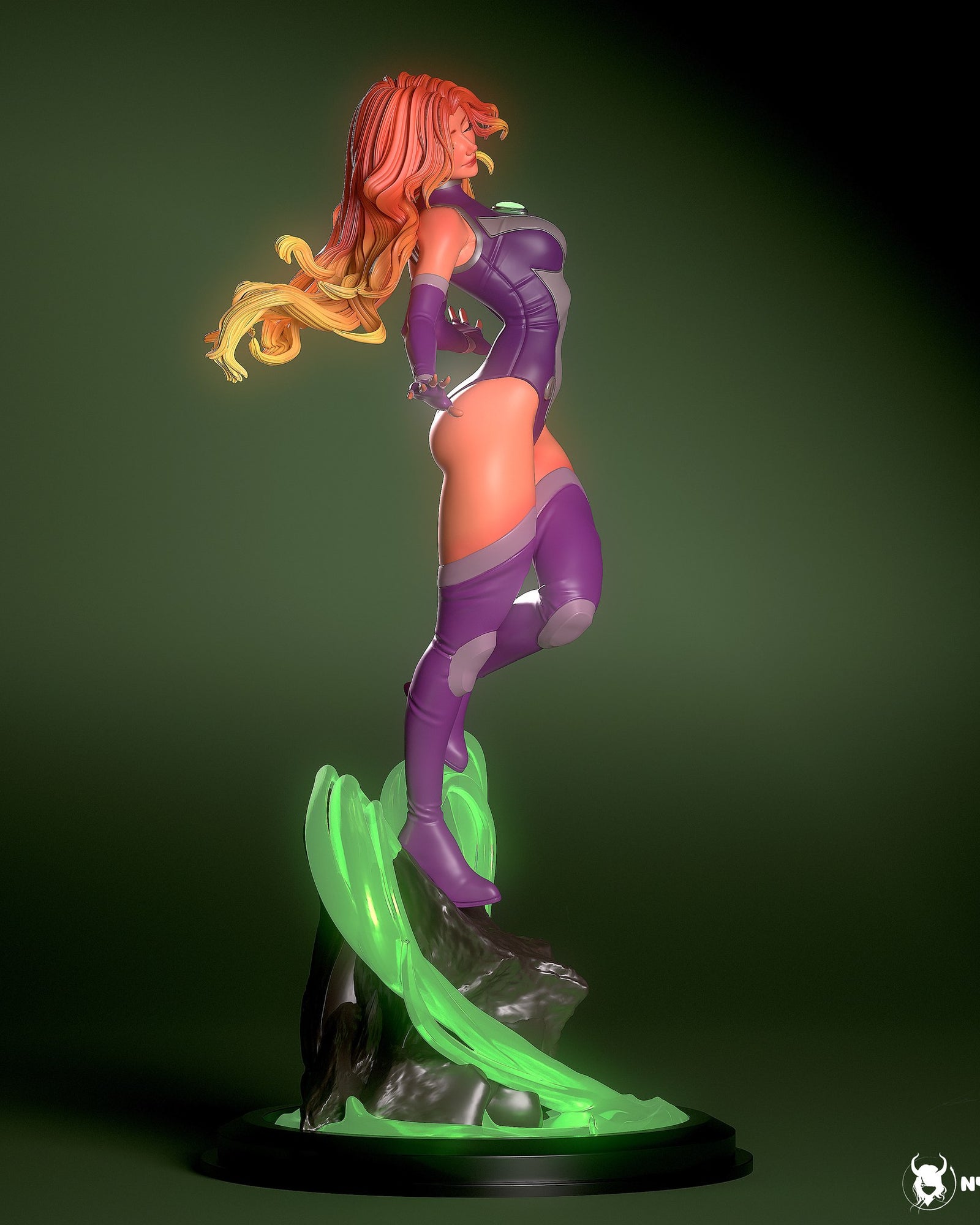 Starfire (DC Comics) resin figure by Nympha — studio render 5