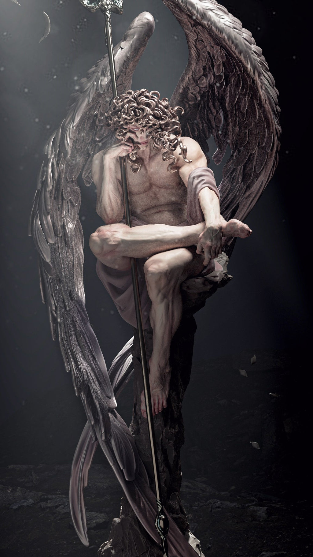 Fallen Angel — studio render 3
