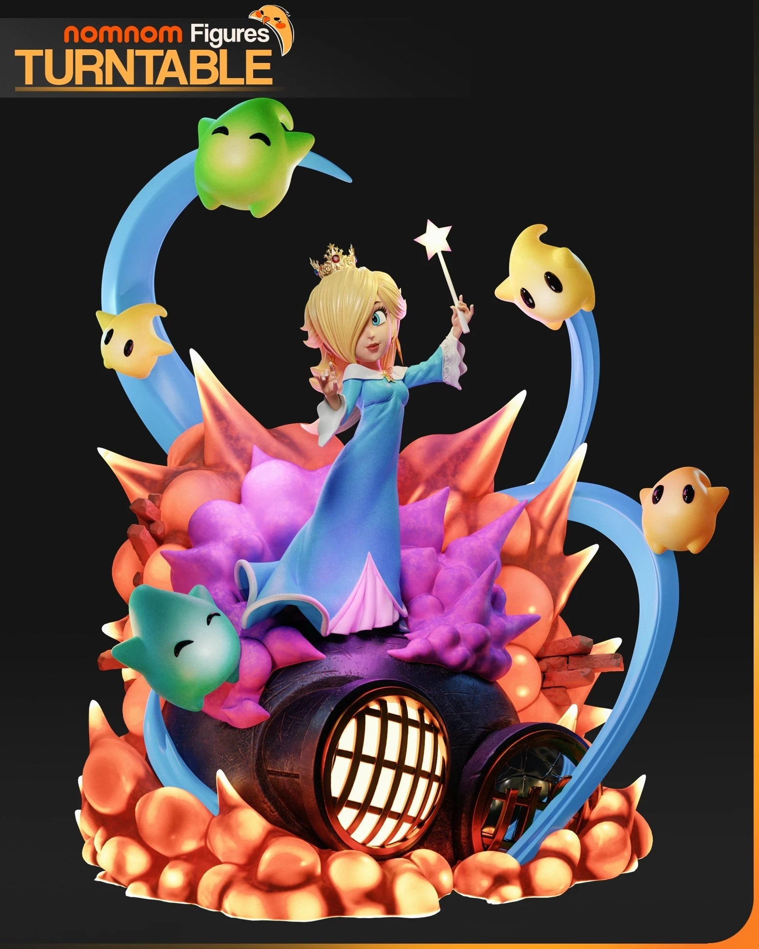 Rosalina Super Mario resin figure by NomNom Figures — studio preview 7