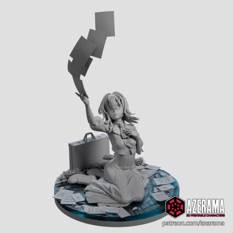 Violet Evergarden (Violet Evergarden) resin figure by Azerama — studio render 6