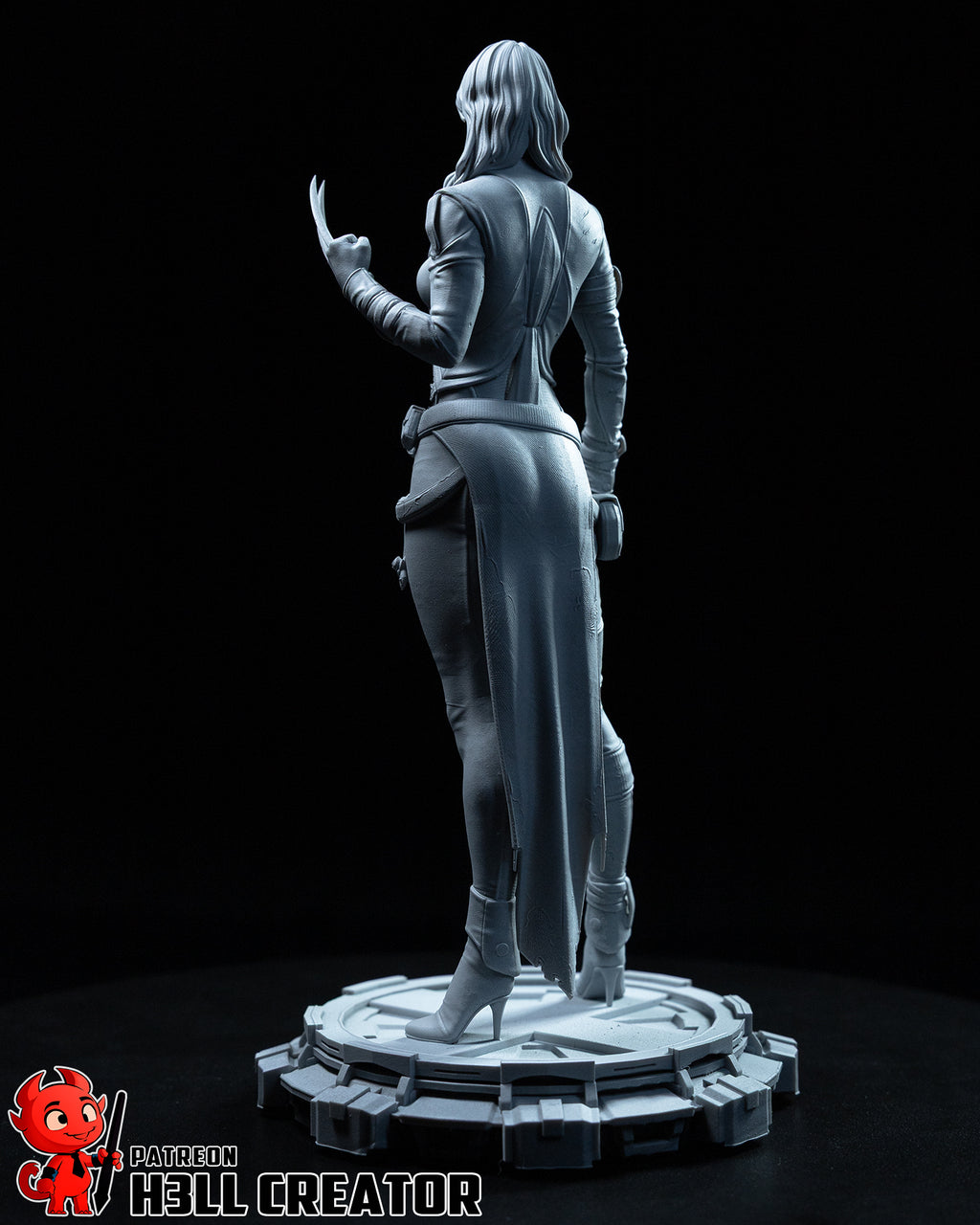 Laura Kinney (Marvel) resin figure by h3LLcreator — studio render 13